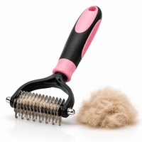 GROOMMASTER PRO – Dual-Sided Deshedding Brush for Dogs & Cats