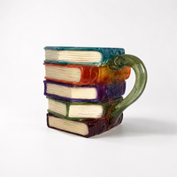 TOMEVIA - Book-Spine Coffee Mug for Literary Display