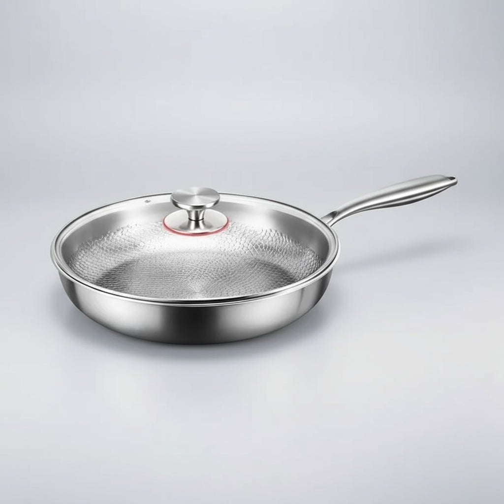 HAMMERPAN - Hammered Titanium Frying Pan for Coating-Free Cooking