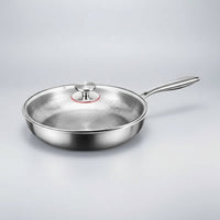HAMMERPAN - Titanium hammered non-stick frying pan designed for durable, chemical-free cooking and superior heat performance
