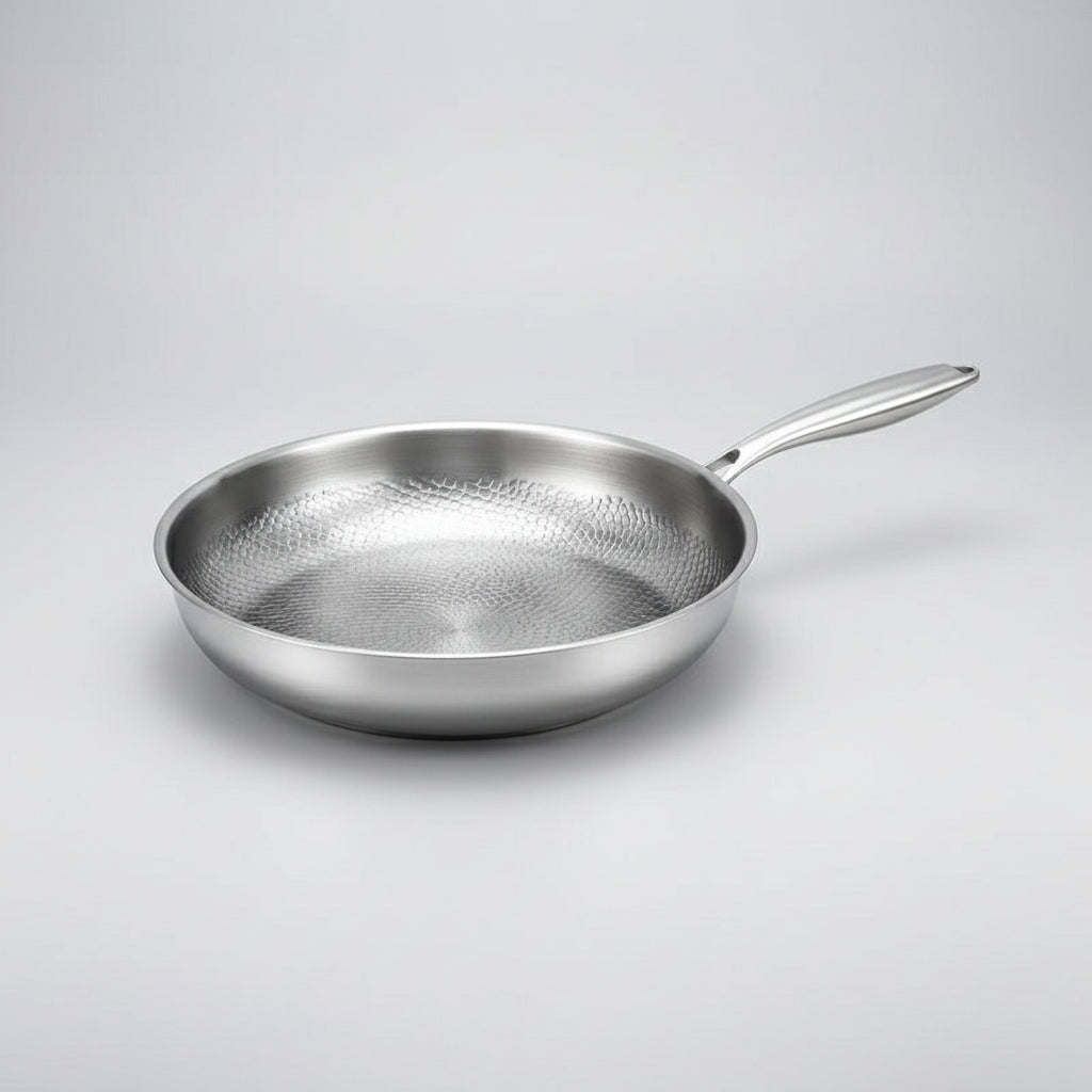 HAMMERPAN - Hammered Titanium Frying Pan for Coating-Free Cooking