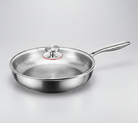 HAMMERPAN - Titanium hammered non-stick frying pan designed for durable, chemical-free cooking and superior heat performance