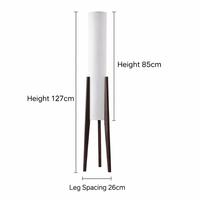 LIGNELUX - Walnut Floor Lamp for Adjustable Ambient Lighting