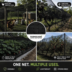 FARMGUARD - Garden Netting for Protecting Crops From Birds