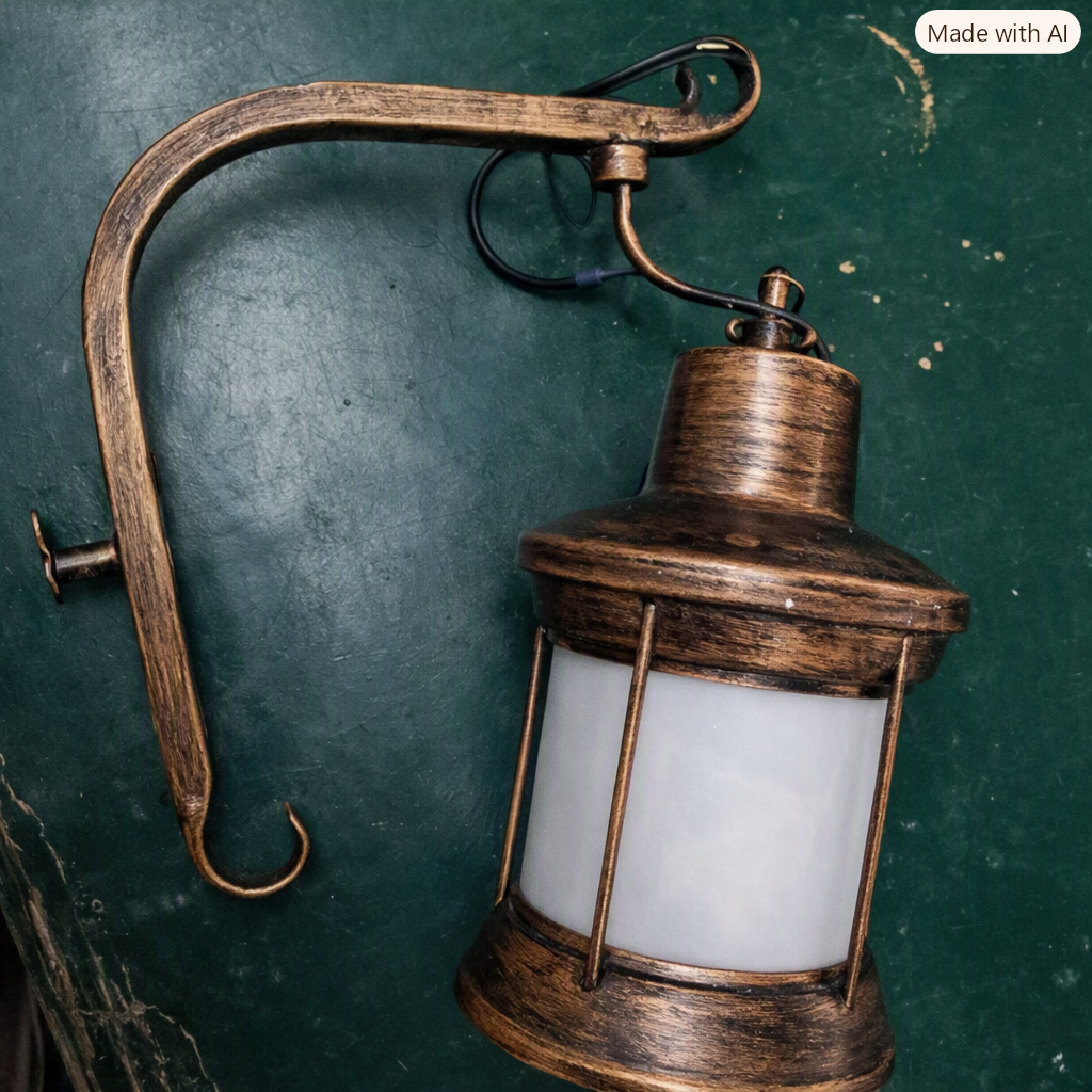 VELNORA - Vintage Lantern Wall Light That Adds Warmth and Character
