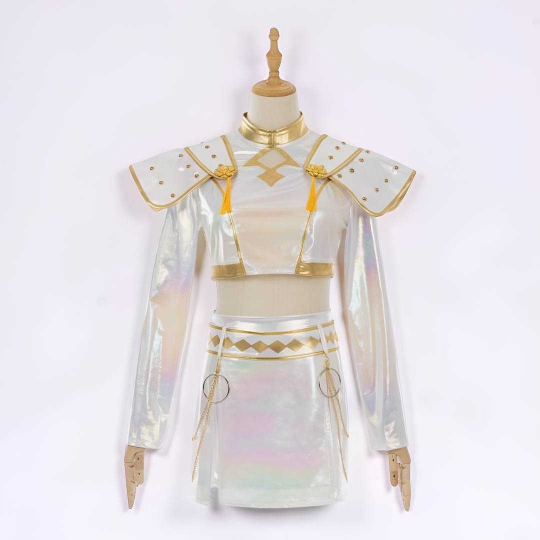 GLISSARA - Holographic Idol Costume Set for Stage-Ready Sparkle