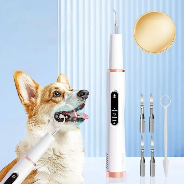 ORALPAW - Advanced Ultrasonic Teeth Cleaning Device for Pets with 5 Care Levels