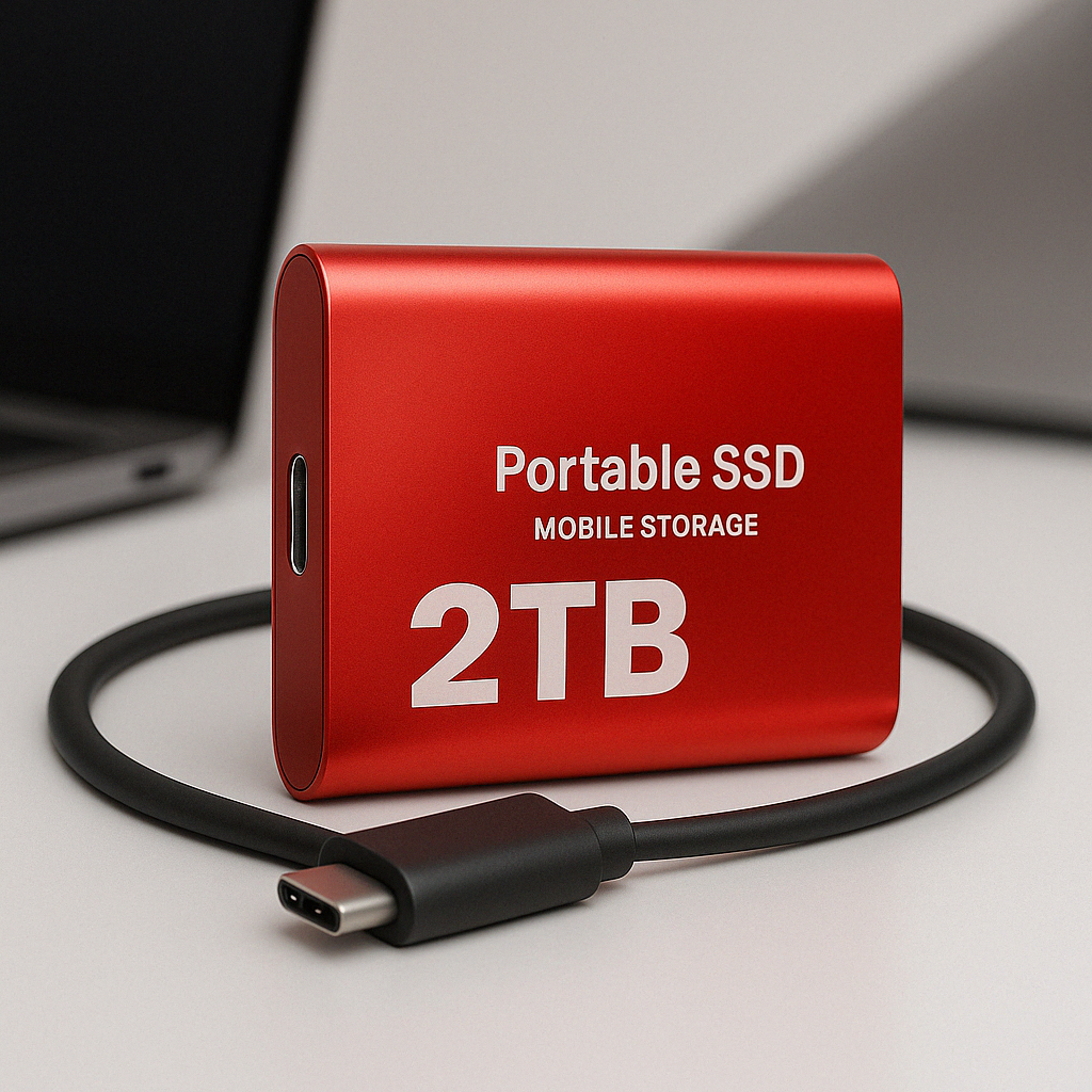 MEMVORA - Pocket 2TB SSD For Fast File Transfers Anywhere