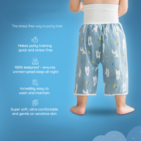 VELMORI - Reusable Toddler Training Pants for Drier Days and Nights