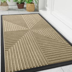 ENTRYSURE - Striped Entry Mat That Traps Dirt and Prevents Slips