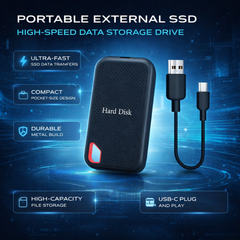 VEXLORA - Portable USB-C SSD for Fast, Clutter-Free Storage