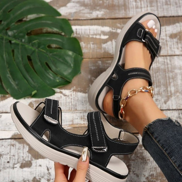 FLEXISOLE - Adjustable orthopedic sandals designed for all-day comfort, arch support, and stable everyday walking
