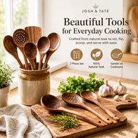 Forest Hearth™ Teak Wooden Utensil Set