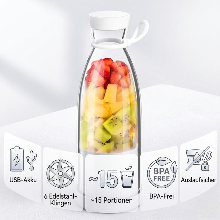 SIPMORA - Portable Smoothie Blender for Fresh Drinks Anywhere