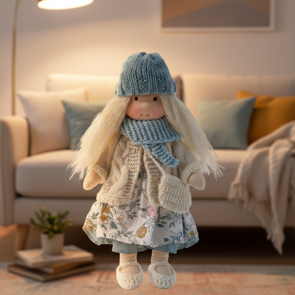 ELORA - Handmade Waldorf Doll for Imaginative Play