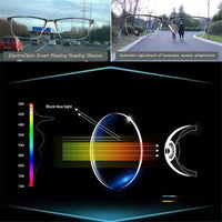 Reading Glasses Light Adaptive Anti Glare Frame