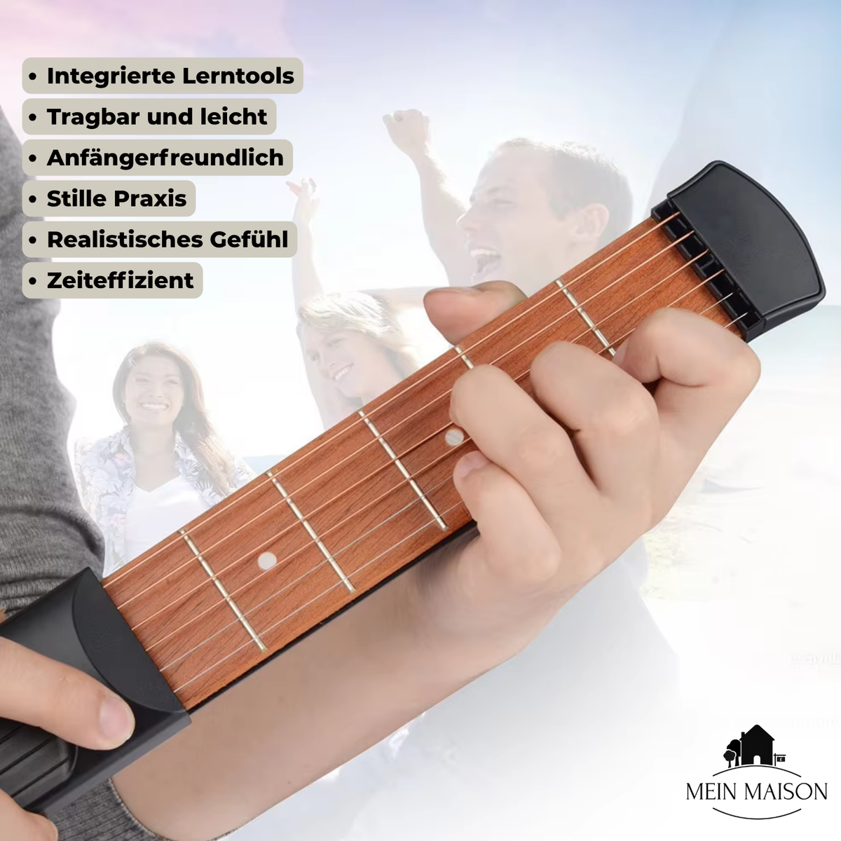 FRELYVO - Portable Guitar Trainer for Quiet Chord Practice