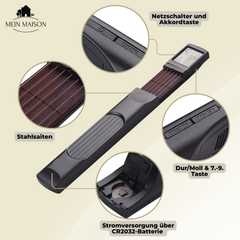 FRELYVO - Portable Guitar Trainer for Quiet Chord Practice
