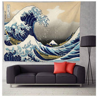 SEIRAVA - Great Wave Tapestry for an Artistic Wall Focal Point