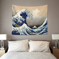 SEIRAVA - Great Wave Tapestry for an Artistic Wall Focal Point