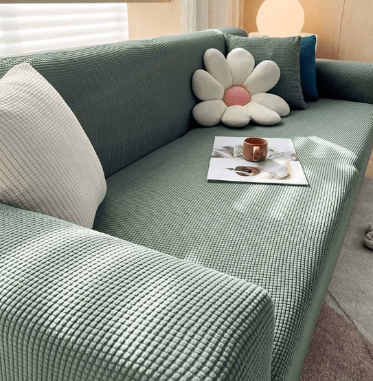 COUCHWRAP - Non-Slip Jacquard Cover for Protected Statement Seating
