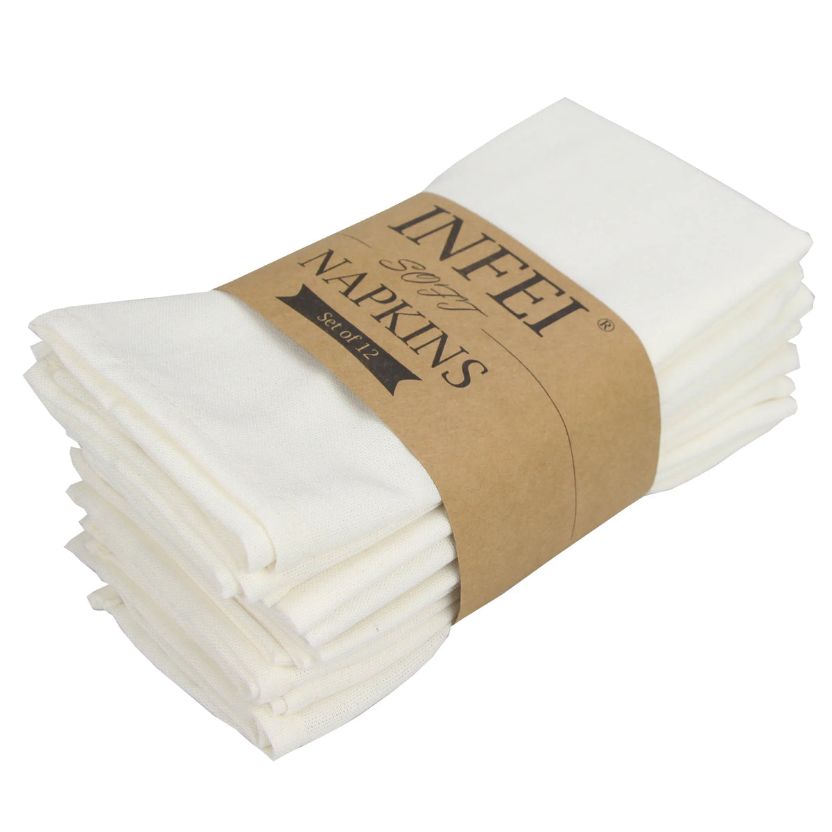 LUNEVRA - Set of 12 Cloth Napkins for a Distinctive Table