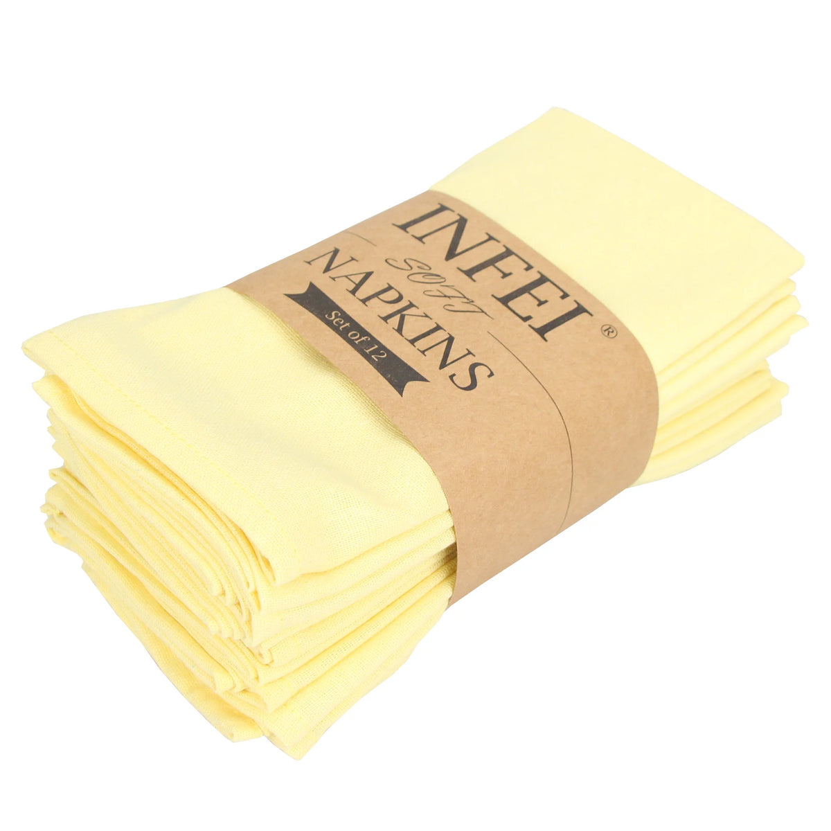 LUNEVRA - Set of 12 Cloth Napkins for a Distinctive Table