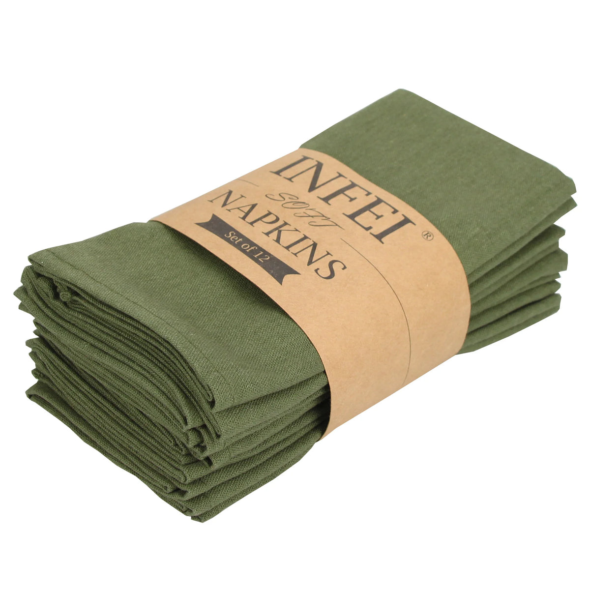 LUNEVRA - Set of 12 Cloth Napkins for a Distinctive Table