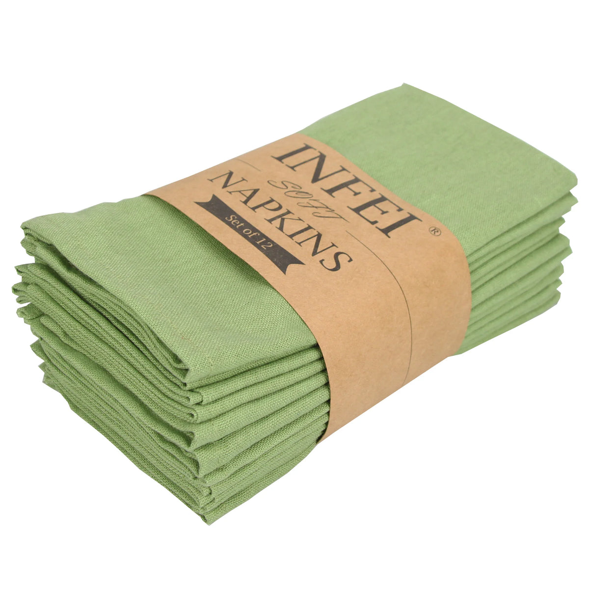 LUNEVRA - Set of 12 Cloth Napkins for a Distinctive Table