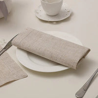 HEMLIVA - Hemstitched Cotton Napkin Set for Refined Place Settings