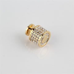 GLINTARA - Crystal Brass Furniture Knob for a Striking Accent