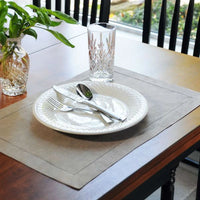 HEMLIVA - Hemstitched Cotton Napkin Set for Refined Place Settings