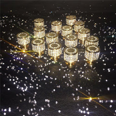 GLINTARA - Crystal Brass Furniture Knob for a Striking Accent