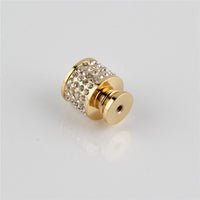GLINTARA - Crystal Brass Furniture Knob for a Striking Accent