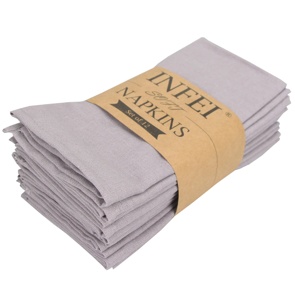 LUNEVRA - Set of 12 Cloth Napkins for a Distinctive Table