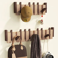 PIANOWOOD – Handmade Wall Coat Rack in Piano Style