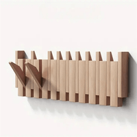 PIANOWOOD – Handmade Wall Coat Rack in Piano Style