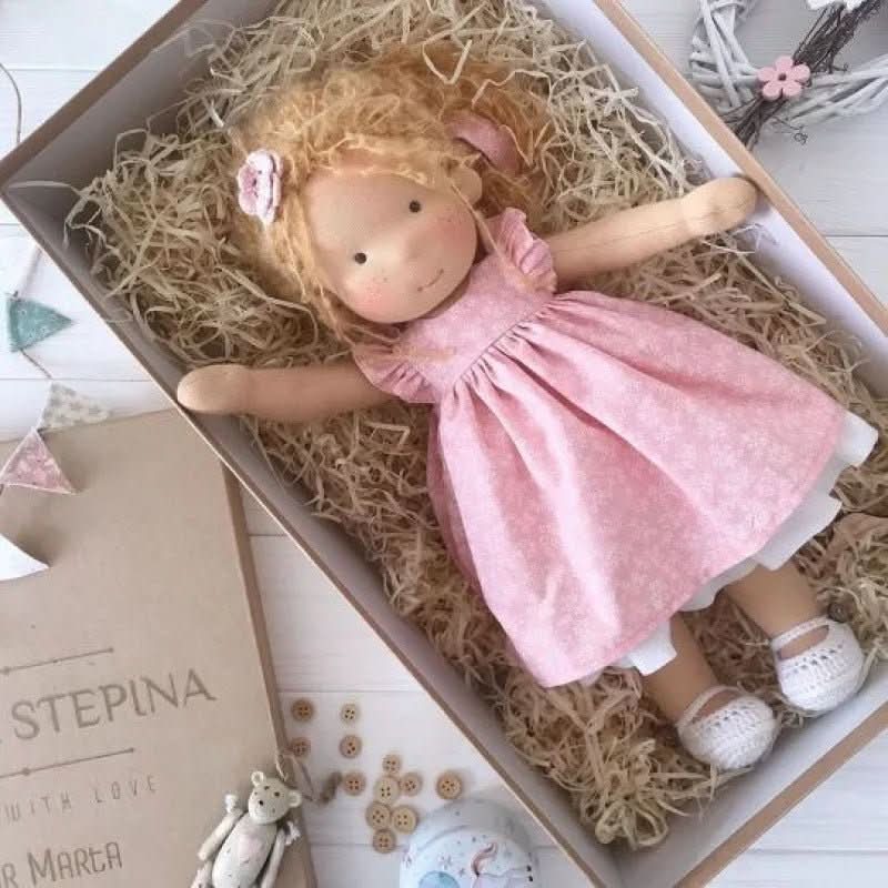 WALDOLLY - Handmade Cotton Doll for Comfort and Imaginative Play