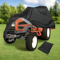 Heavy-Duty Waterproof Lawn Mower Cover - All-Weather Protection for Push and Riding Mowers