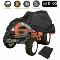 Heavy-Duty Waterproof Lawn Mower Cover - All-Weather Protection for Push and Riding Mowers