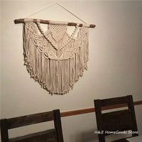 Macrame Wall Hanging Boho Decor Bohemian Fibre Art Modern Coastal Home Beach House Southwestern Style Minimalist Yarn Tapestry