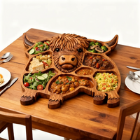 BOVELLO - Cow-Shaped Wooden Serving Board for Memorable Gatherings