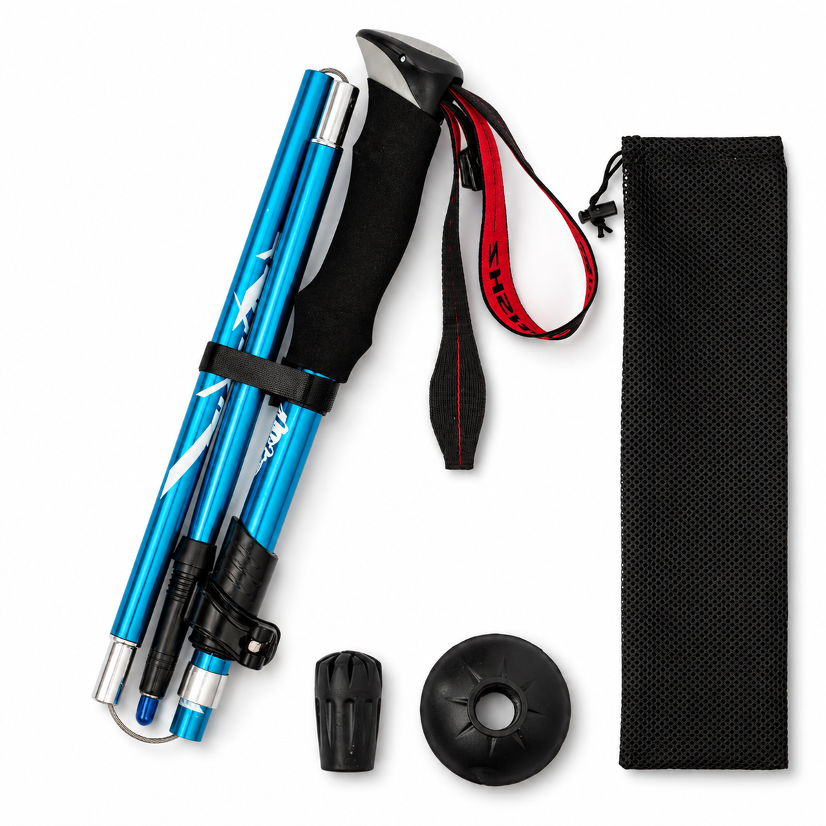 TRAVYRA - Foldable Trekking Poles for Steadier Steps on Trails
