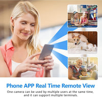 VELQORA - Indoor WiFi Camera for Discreet Day and Night Monitoring