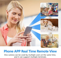VELQORA - Indoor WiFi Camera for Discreet Day and Night Monitoring