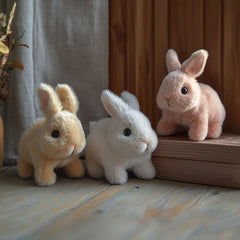 HOPPILOOM - Interactive Plush Bunny That Hops and Makes Sounds