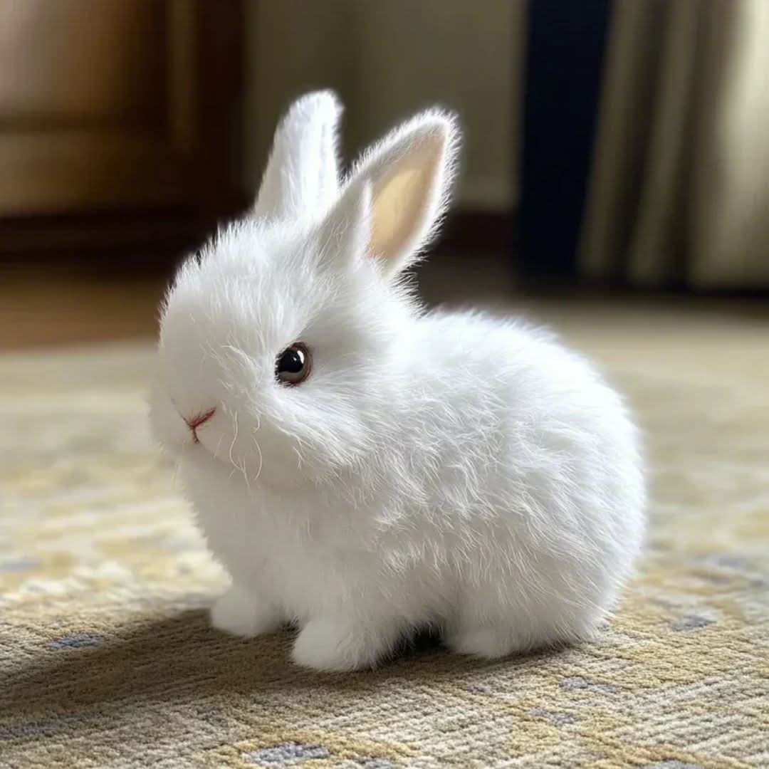 HOPPILOOM - Interactive Plush Bunny That Hops and Makes Sounds