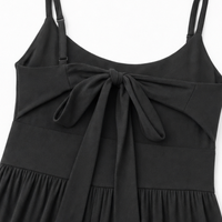Florenza – Sleeveless Cutout Wide Leg Jumpsuit with Adjustable Back Tie