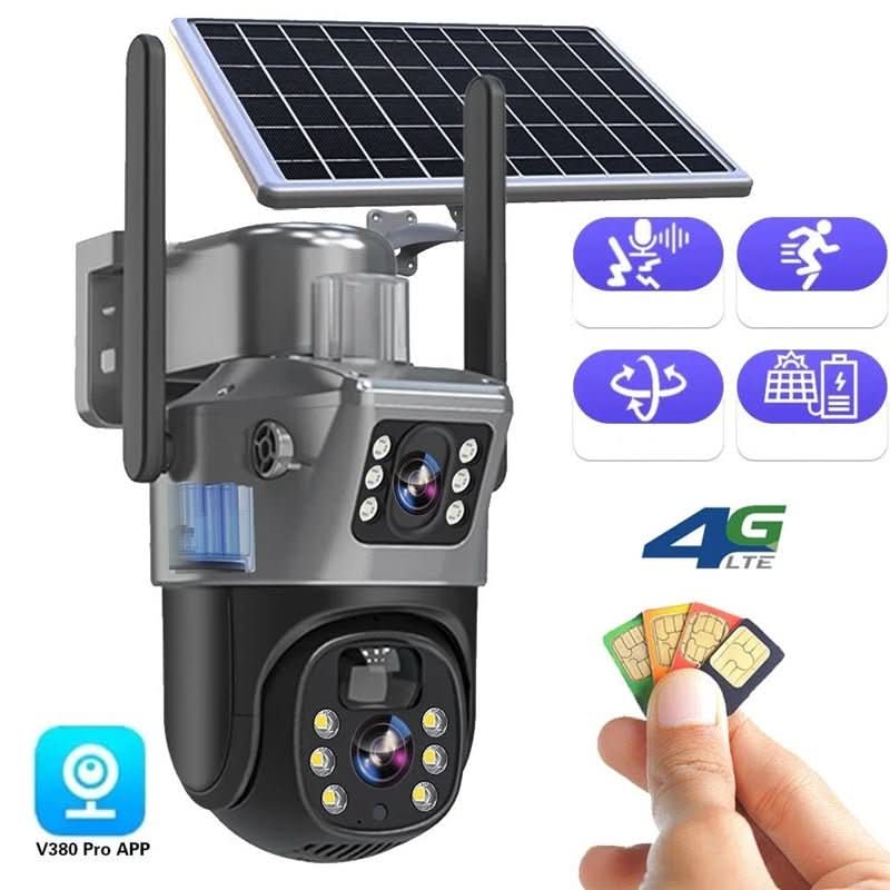 SOLVYRA - Solar Security Camera for 360° Outdoor Monitoring