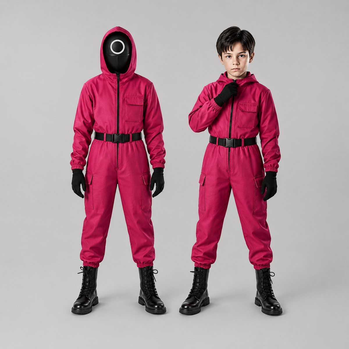 VIGLARO - Kids Hooded Guard Costume Set for Complete Dress-Up